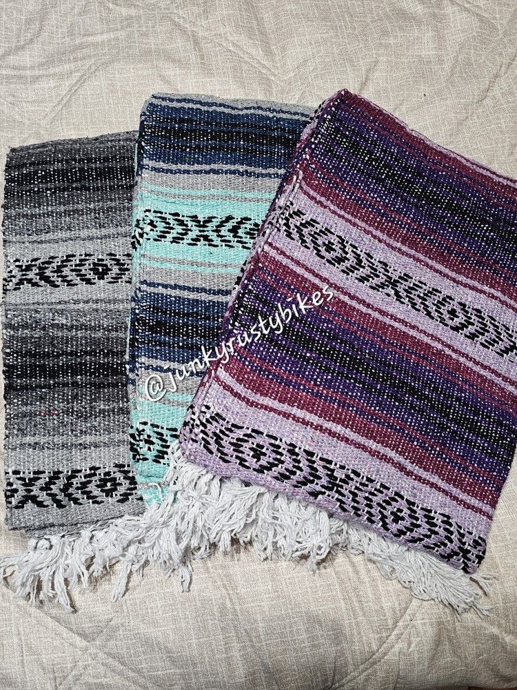New Falsa Mexican Blanket 52"x72 