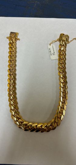 10kt Cuban Link Chain / 16’ / 244g / 15.17mm 