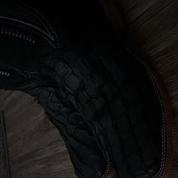 Black Authentic Pirarucu Boots (New)