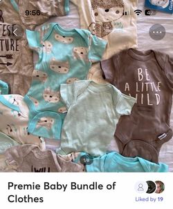 Premie Baby Onesie Bundle