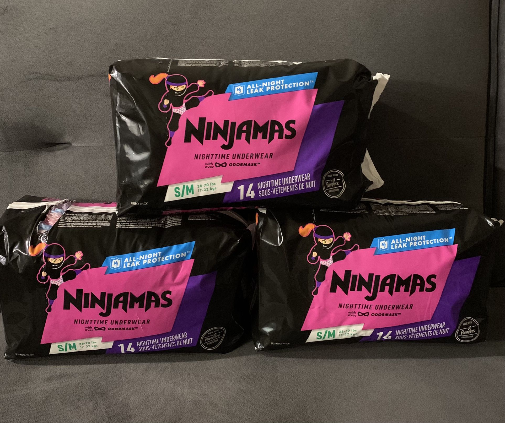 Ninjamas Nighttime Underwear Size S/M for Sale in Dallas, TX - OfferUp
