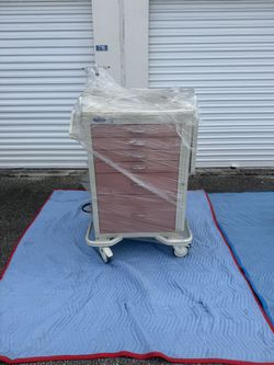 Anesthesia Carts – Hospital Carts 6 DRAWER ANESTHESIA CART WITH PROX READER WITH ELECTRONIC LOCK WIt