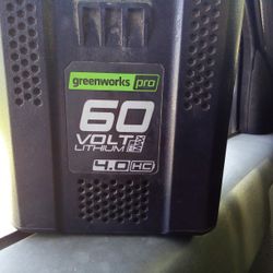 Greenworks Pro 60 Volt Lithium Lawn Mower Battery