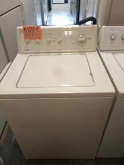 Kenmore washing machine washer heavy duty super size . Warranty . Delivery available . 2203 Fowler st. Ft. Myers 33901