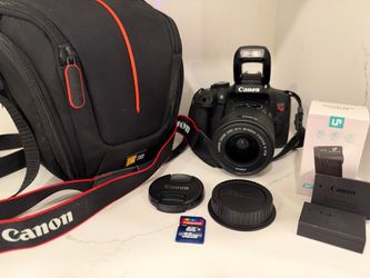 Canon EOS Rebel T6i DSLR Camera with 18-55mm Lens and Accessories