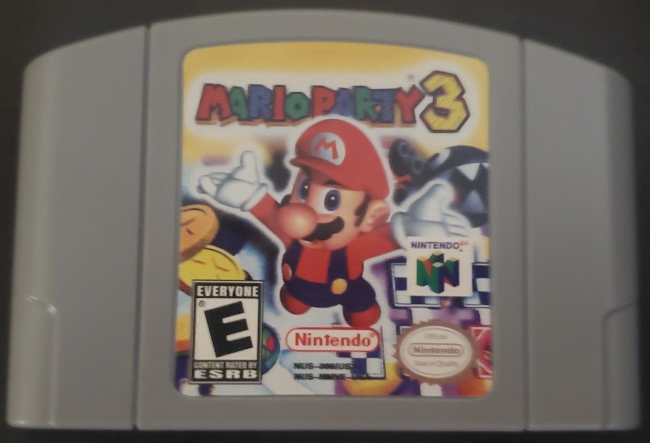 Mario Party 3 Nintendo 64 Video Game Cartridge N64