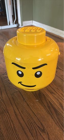LEGO Head Storage Container Large Yellow
