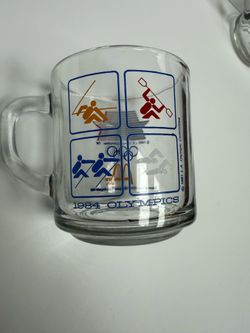 McDonald’s promotional glass for the 1984 Los Angeles Olympics(XXlll Olympiad)