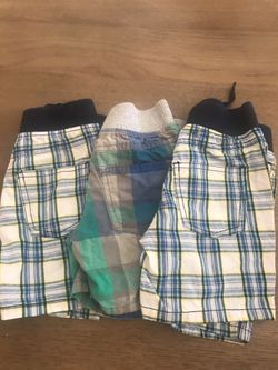 2T plaid shorts