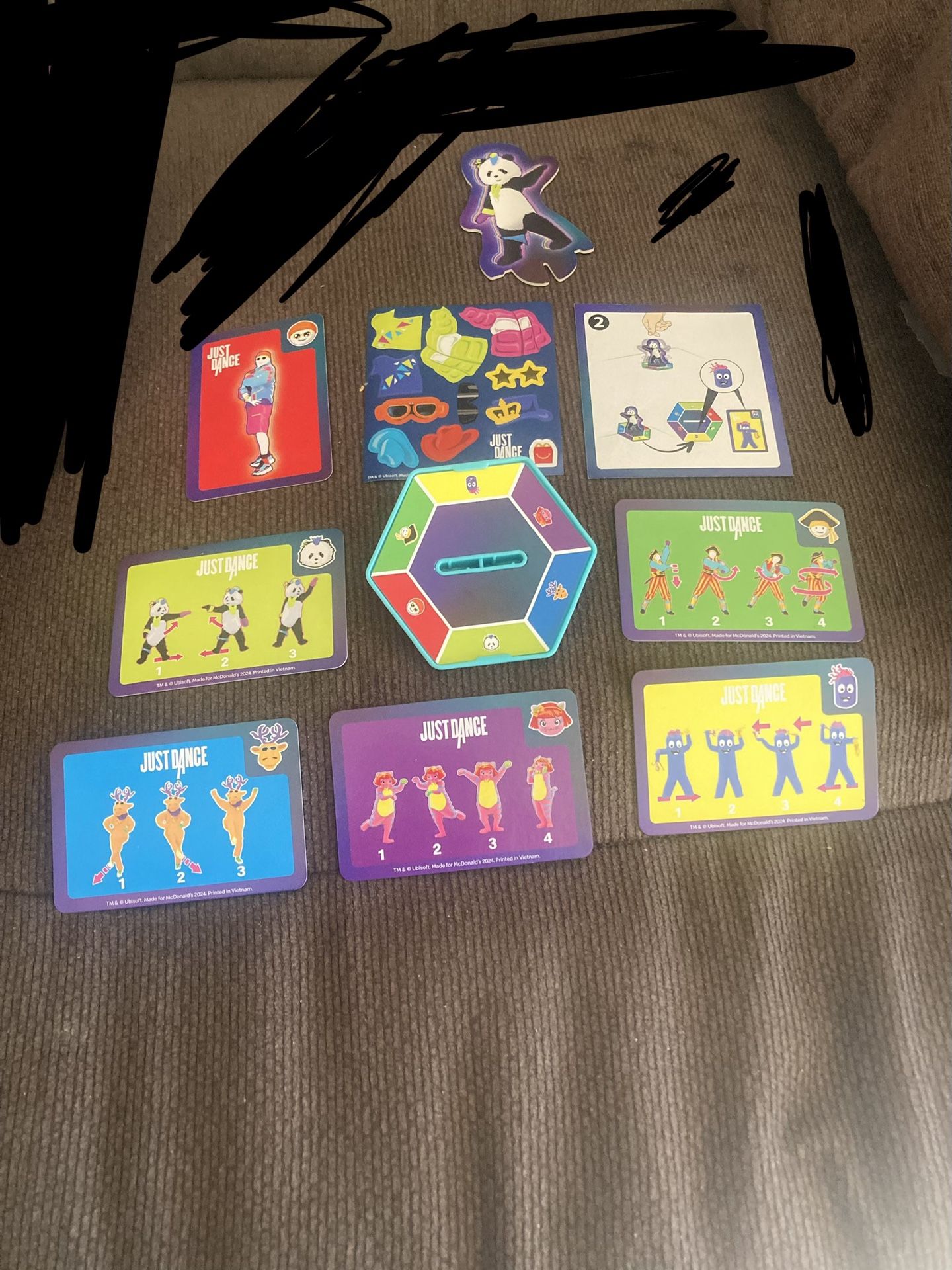 Kids McDonald’s Panda JUST DANCE toy