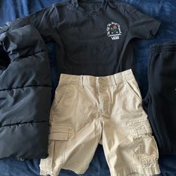 KIDS OUTFIT BUNDLE (4) PIECES (SIZES IN PICS)