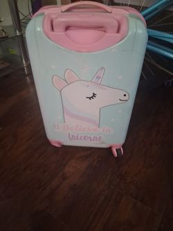 Unicorn hard case  carry on luggage