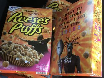 Travis Scott Reese’s Puff cereal