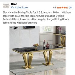 Marble Table Top, Legs Did Not Come With Top 