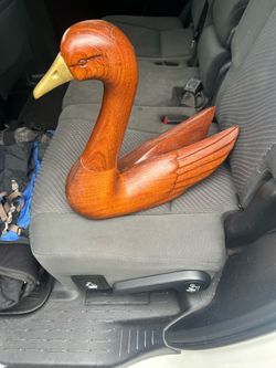 Vintage wooden Swan with brass beak in great shape. Google says 50s vintage. $40, cash or Venmo, meet in person or at my house for pick up. I’m in N