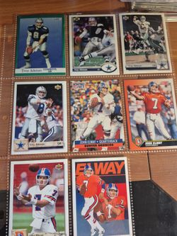 Aikman and Elway Football Cards