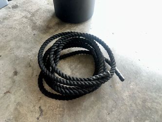 Black Battle Rope Fitness Training Rope