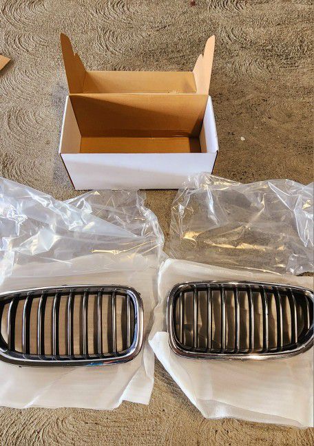 Chrome OEM/ORIGINAL F10 Grill, Front Bumper Grille 2010-2016 BMW 5 Series F10 F11 M5 528i 535i 550