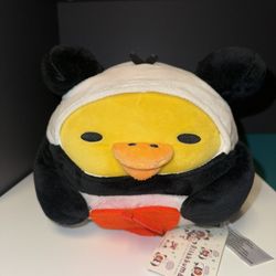 Rilakkuma Kiiroitori Duck In Panda Outfit
