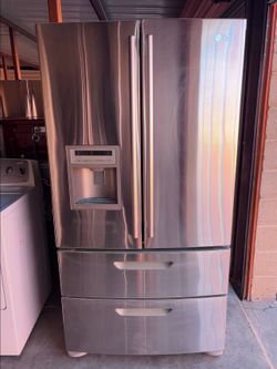 LG Stainless Steel Refrigerator And Freezer
