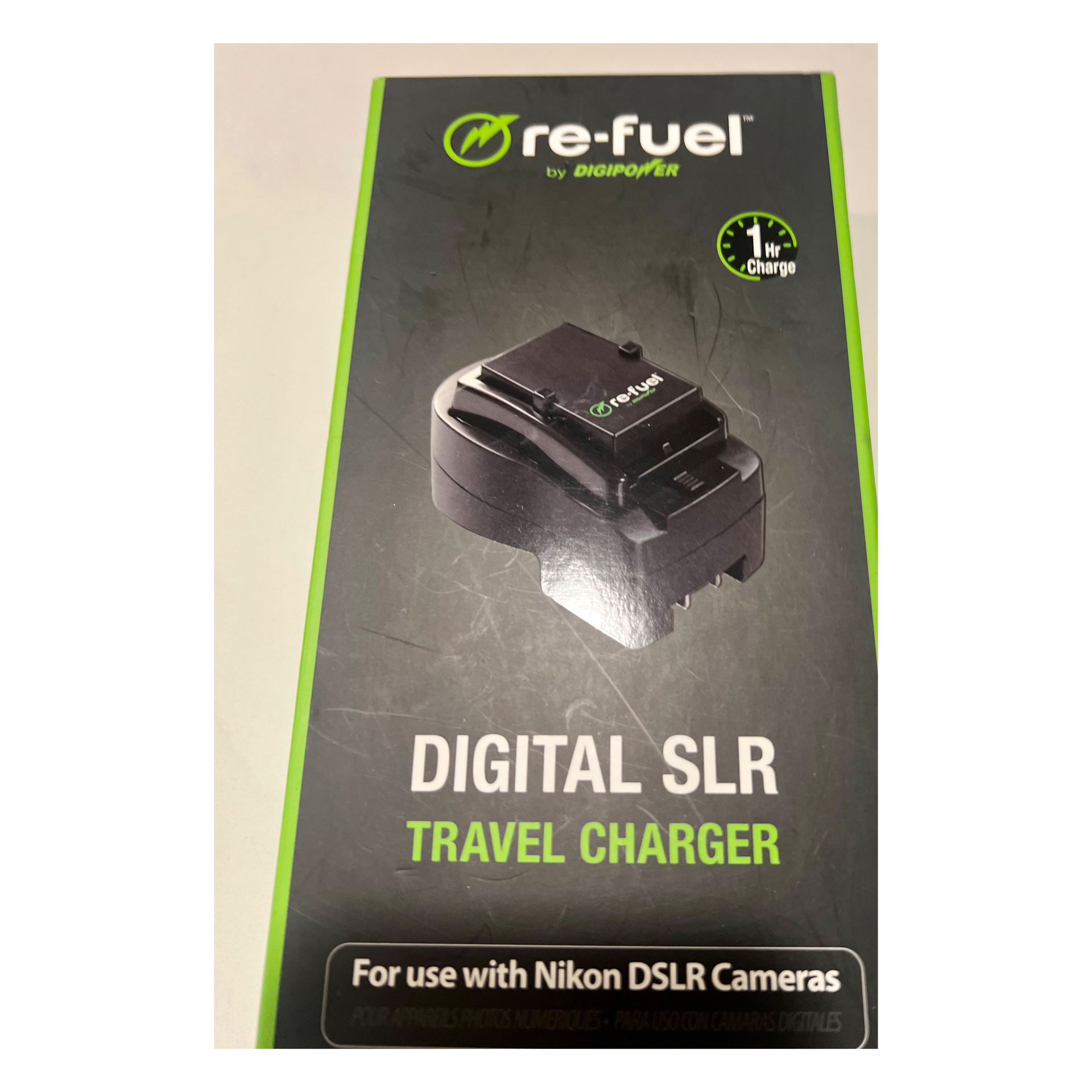 Re-Fuel by DIGIPOWER Digital SLR Travel Charger for use with Nikon DSLR Cameras