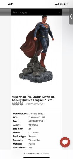 DC Justice League Gallery Superman