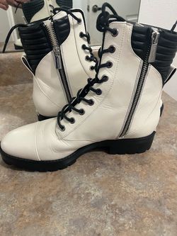 Michael Kors Leather Bastian Ankle Boots