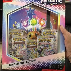 SEALED Pokemon Scarlet And Violet Prismatic Evolution Binder Collection