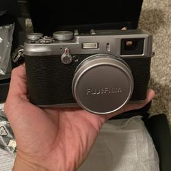 LIKE NEW FUJIFILM X100 Silver 12.3MP Digital Camera Still In The Box Very Rare