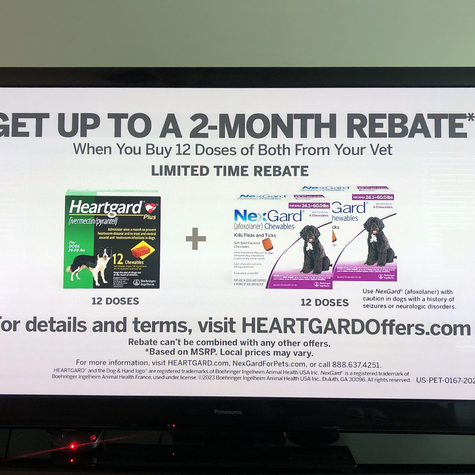 Heartgard for dogs rebate 2025