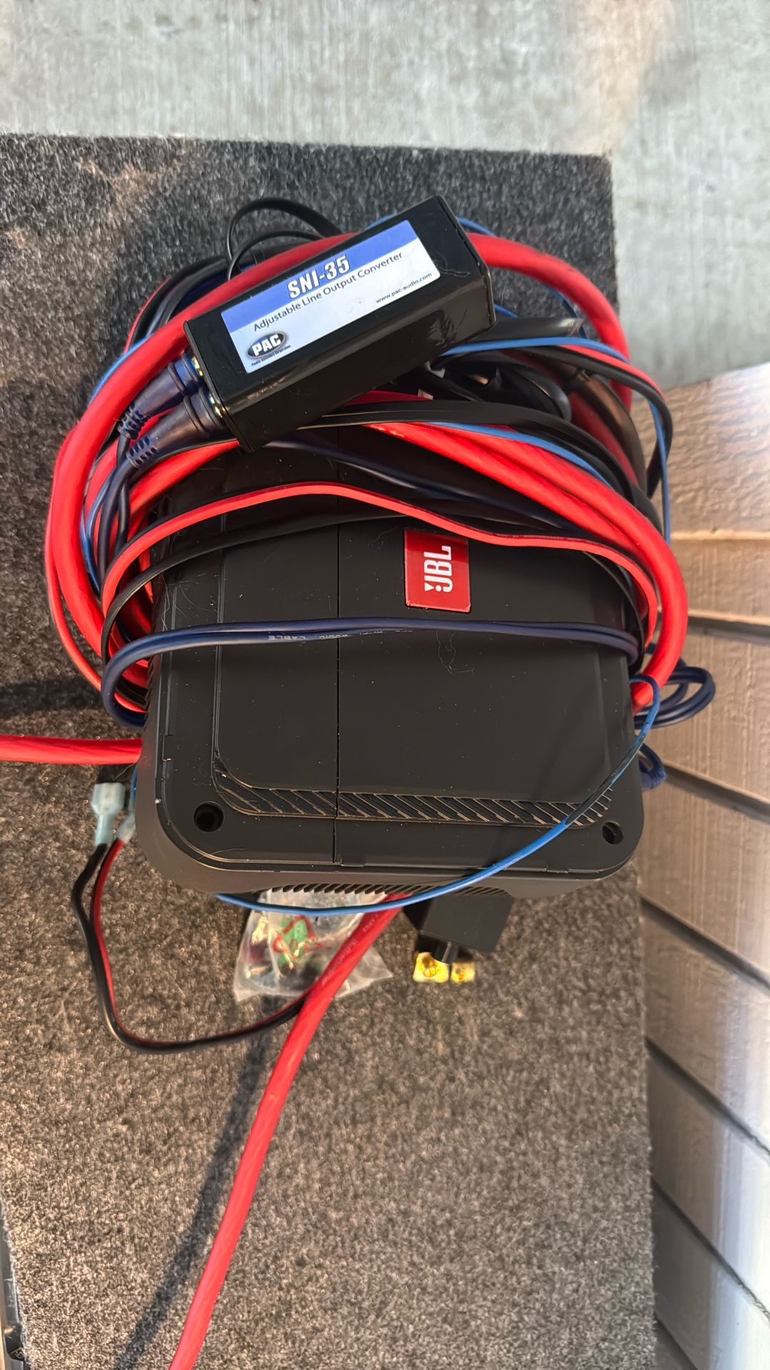 Alpine speakers and jbl amp