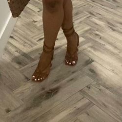 Brown Heels Size 8.5