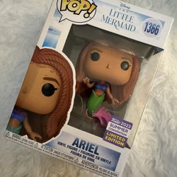 Funko Pop Ariel Little Mermaid Live Action 2023 Summer Convention Limited Edition #1366
