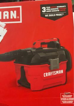 Brand New Craftsman 20 Volts 2 Gallons Wet Dry Vacuum ( Tool Only ).      100 Firm on Price.      100 Firme en Precio.