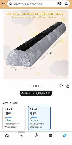 Bed rail bumpers