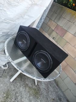 2 12 inch Kenwood Excelon Subs