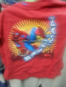 (5T) Spiderman tshirt