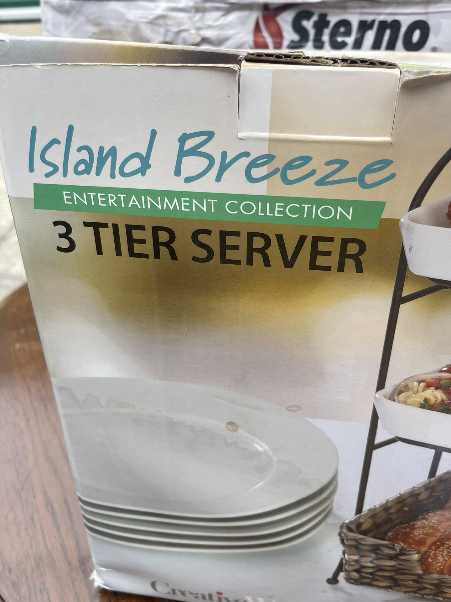Island Breeze 3 Tier Server Home & Garden
