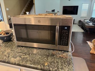 GE Over-the-Range Microwave – Stainless Steel – Works Great