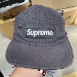 Supreme Black 5 Panel Camp 