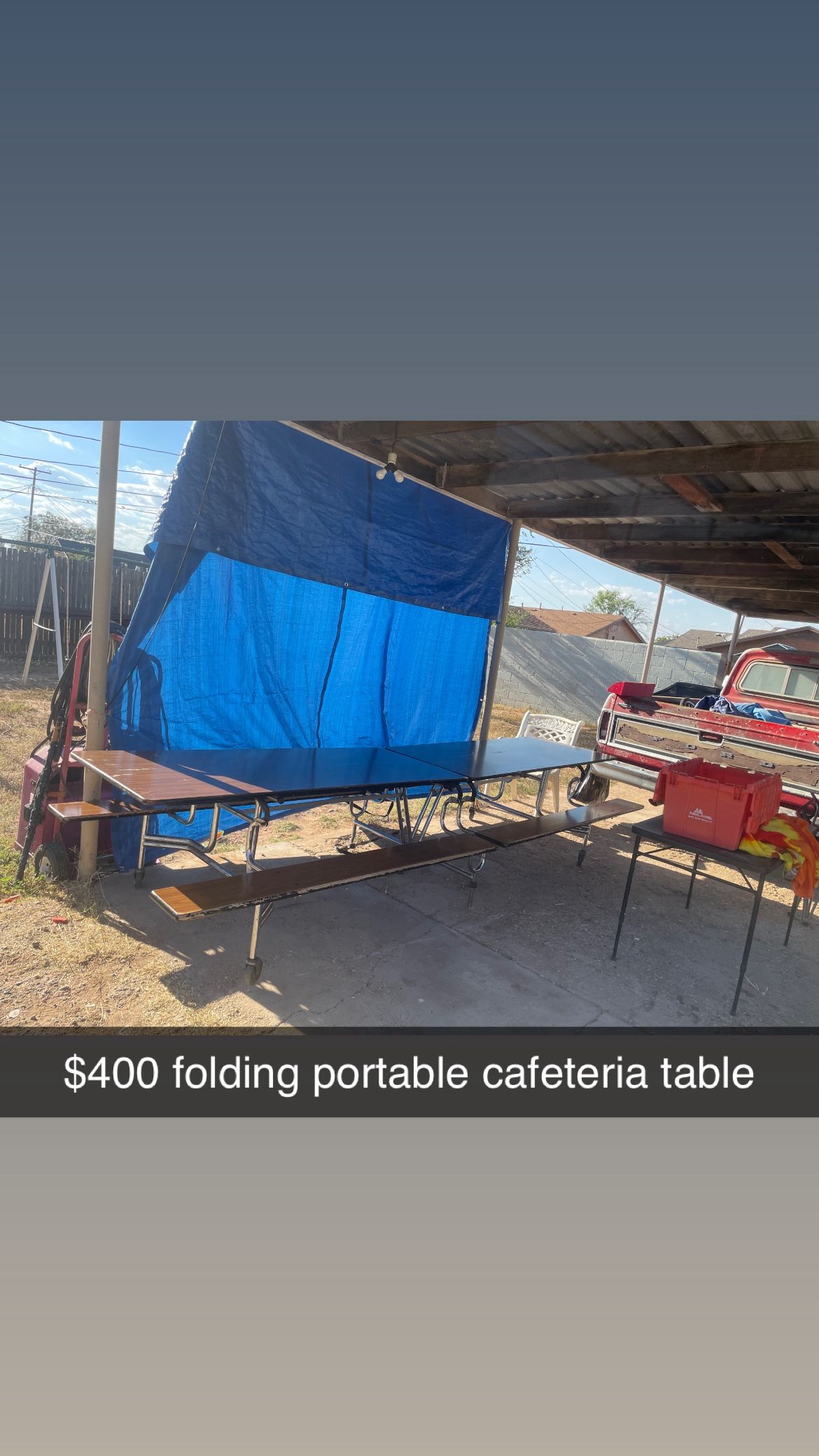 Portable Folding Cafeteria Table