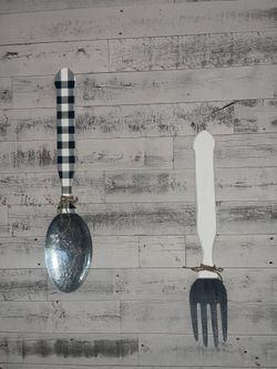 Fork and Spoon Wall Decor