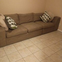 Brown Cotton Couches 