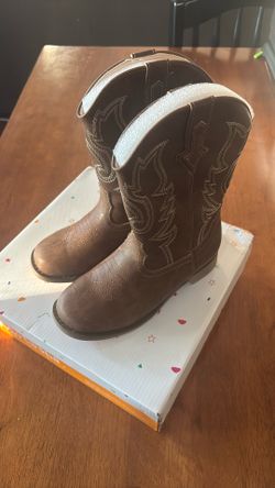 Kids Brown Cowgirl Boots