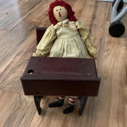 Raggedy Ann and raggedy Andy vintage dolls