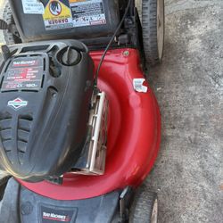 Yard Machines Push Mower Perfectly Working Condition Tested Before Buy It 6.75.hp   190cc.   160$$ Cash 