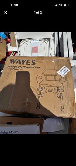Heavy duty shower chair