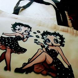Betty Boop Tote Bag set