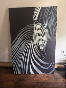 Zebra Canvas Picture