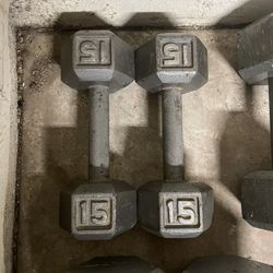 15lbs Dumbbell Set